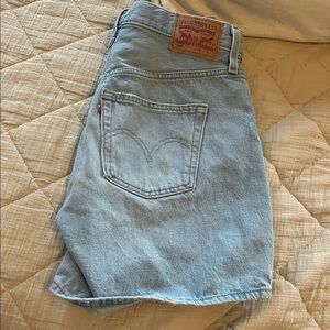 Levi's Light Blue Jean Shorts for Women